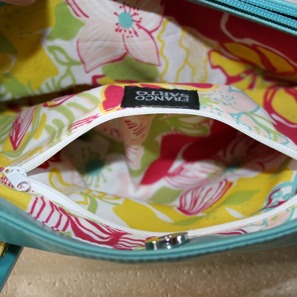 Franco Sarto Blue Nylon Bag - Picture 15 of 16